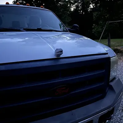 Nắp van hình khủng long T-rex cho xe tải