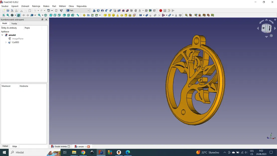 Bùa hộ mệnh cây sự sống in từ filament PLA - Image 2