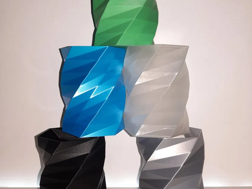 Bình hoa 6 cạnh xoắn độc đáo cho in 3D - Image 5