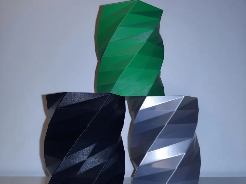 Bình hoa 6 cạnh xoắn độc đáo cho in 3D - Image 6