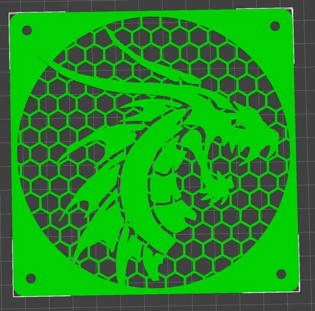 Quạt tản nhiệt phong cách rồng bộ tộc 120mm - Image 1