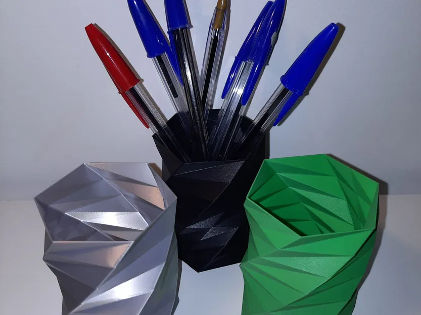 Bình hoa 6 cạnh xoắn độc đáo cho in 3D - Image 7