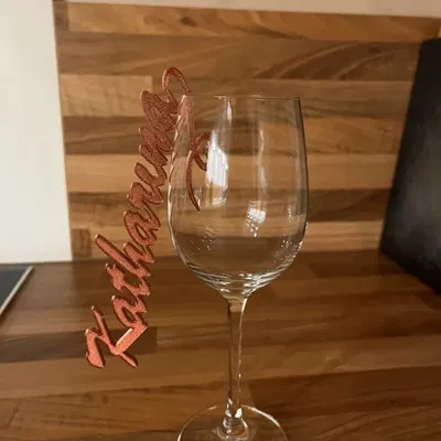 Biển tên Glas Label cho đám cưới