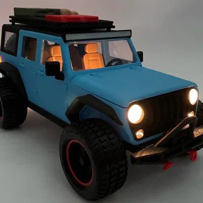 JEEP WRANGLER TỶ LỆ 1:12 VỚI MÁI CHE CÓ THỂ THÁO RỜI