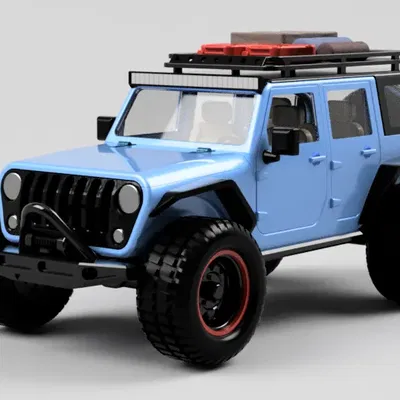 JEEP WRANGLER TỶ LỆ 1:12 VỚI MÁI CHE CÓ THỂ THÁO RỜI