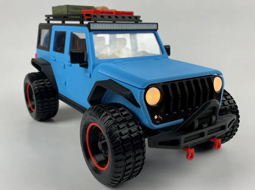 JEEP WRANGLER TỶ LỆ 1:12 VỚI MÁI CHE CÓ THỂ THÁO RỜI - Image 5