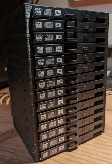 Giá đỡ xếp chồng ổ đĩa CD/DVD mỏng - Image 1