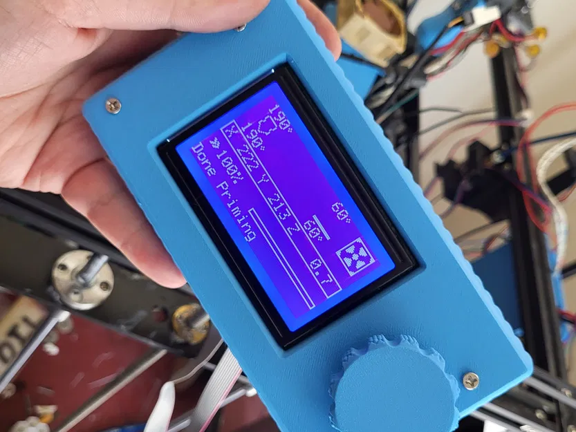 Vỏ điều khiển cầm tay Tronxy RepRapDiscount Smart Controller với núm điều khiển có rãnh và màn hình - Image 2