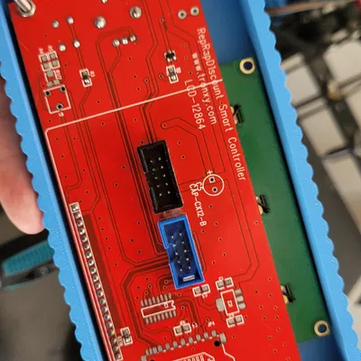 Vỏ điều khiển cầm tay Tronxy RepRapDiscount Smart Controller với núm điều khiển có rãnh và màn hình