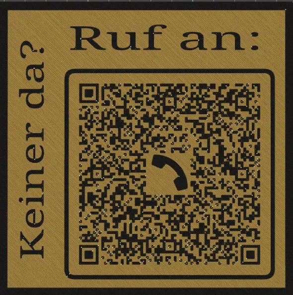 Biển báo quét mã QR bằng điện thoại với nam châm 10x2mm - Image 1