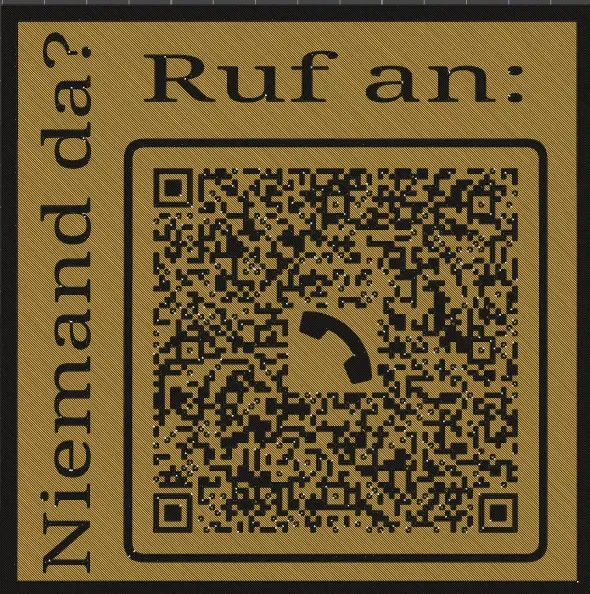 Biển báo quét mã QR bằng điện thoại với nam châm 10x2mm - Image 2