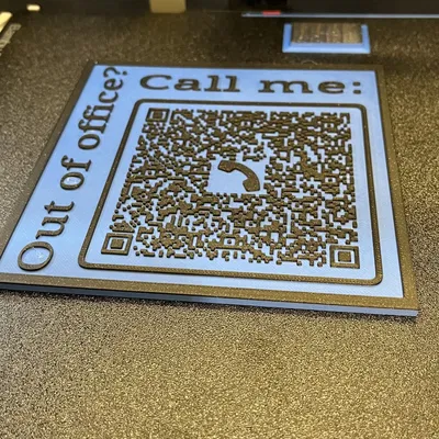 Biển báo quét mã QR bằng điện thoại với nam châm 10x2mm