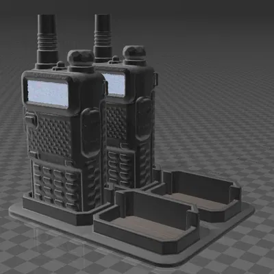 Giá đỡ lưu trữ cho 4 bộ đàm Baofeng