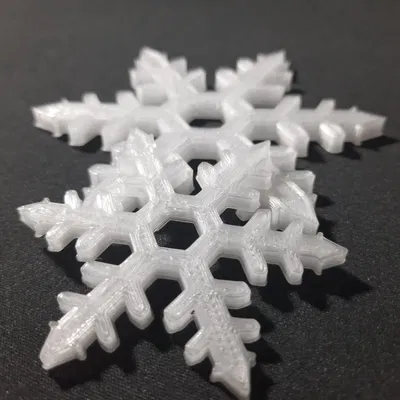 Đồ trang trí giáng sinh hình bông tuyết in 3D