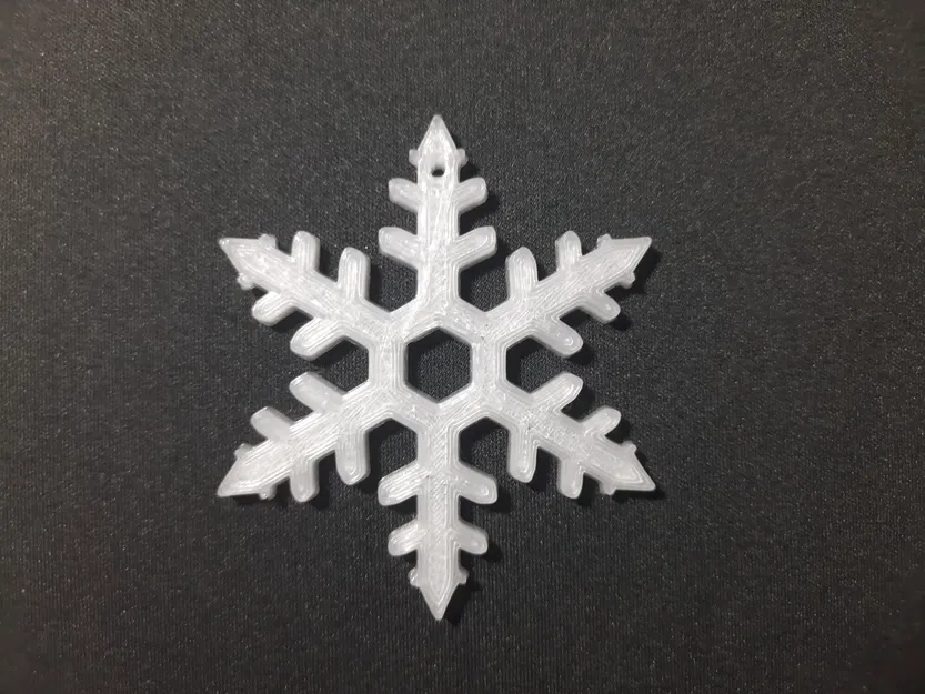 Đồ trang trí giáng sinh hình bông tuyết in 3D - Image 3