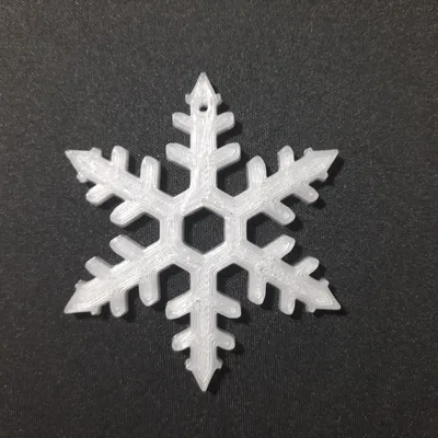 Đồ trang trí giáng sinh hình bông tuyết in 3D