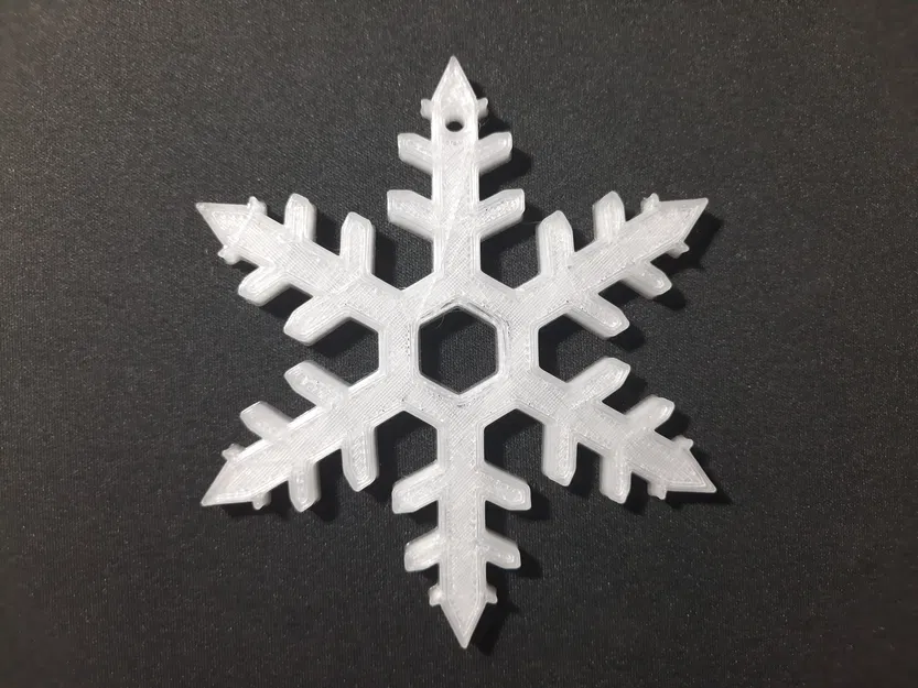 Đồ trang trí giáng sinh hình bông tuyết in 3D - Image 4