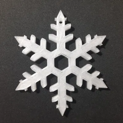 Đồ trang trí giáng sinh hình bông tuyết in 3D