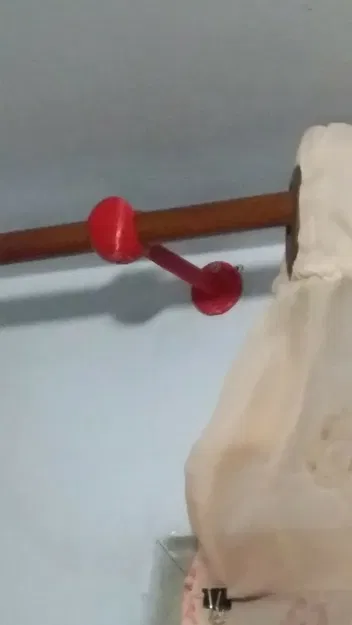 Giá đỡ cho thanh rèm cửa bằng nhựa ABS - Image 2