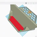 Giá treo tường hình lục giác với không gian cho băng dính lệnh - Thumbnail 3