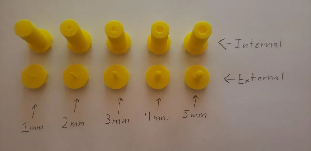 Bộ kiểm tra ren từ 5mm đến 1mm cho máy in 3D - Image 1