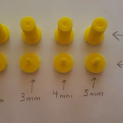 Bộ kiểm tra ren từ 5mm đến 1mm cho máy in 3D