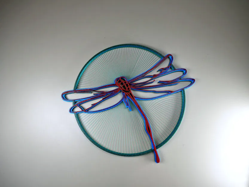 Tác phẩm nghệ thuật chuồn chuồn in 3D không cần hỗ trợ - Image 1