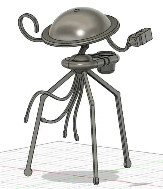 Máy Chiến Đấu Hành Tinh Đỏ theo phong cách HG Wells - Image 1