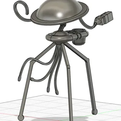 Máy Chiến Đấu Hành Tinh Đỏ theo phong cách HG Wells