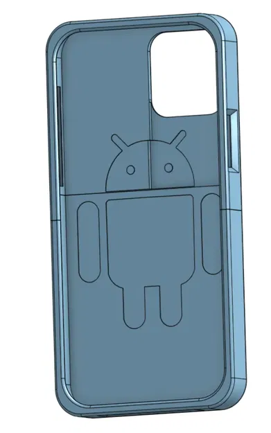 Ốp lưng iPhone 12 với thiết kế Android bên trong - Image 1