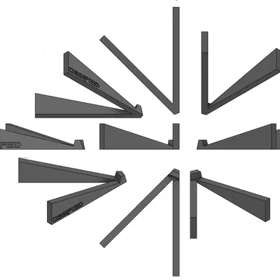 Giá đỡ loa nghiêng với góc 13 độ