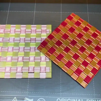 Đế lót ly họa tiết dệt đẹp mắt