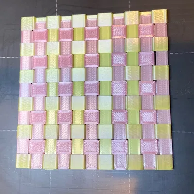 Đế lót ly họa tiết dệt đẹp mắt