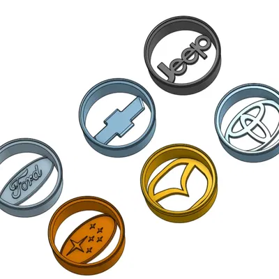 Đế lót ly hình logo xe hơi cho quà tặng