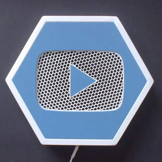 Biểu tượng nút phát YouTube phát sáng nền đẹp - Image 2