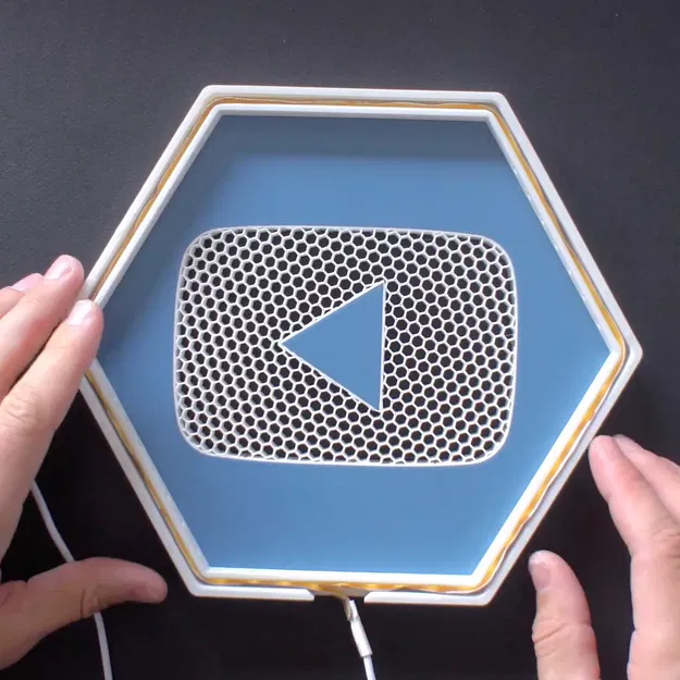 Biểu tượng nút phát YouTube phát sáng nền đẹp - Image 3