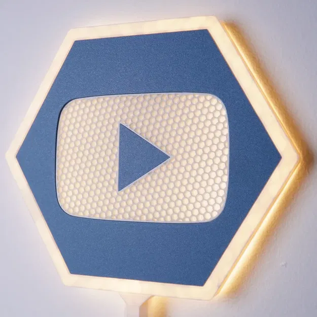 Biểu tượng nút phát YouTube phát sáng nền đẹp - Image 5