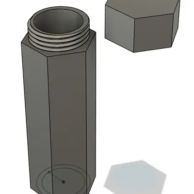 Hộp bút hình lục giác cho bút và bút chì dài