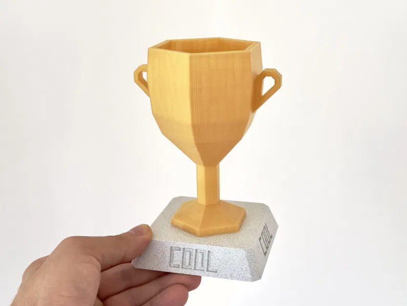 Cúp LowPoly độc đáo và phong cách - Image 1