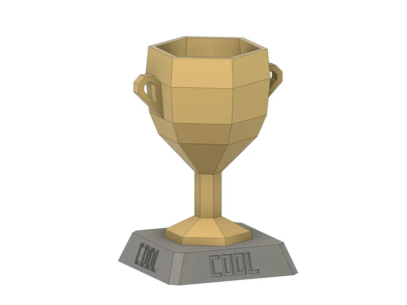 Cúp LowPoly độc đáo và phong cách - Image 3