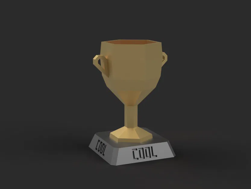 Cúp LowPoly độc đáo và phong cách - Image 4