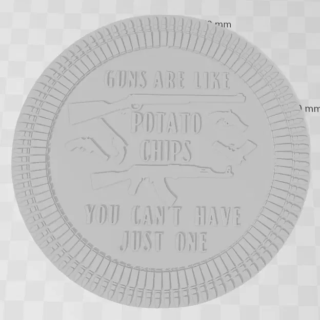 Súng tròn thiết kế độc đáo như khoai tây chiên - Image 2