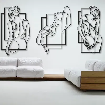 Bộ đường kẻ nghệ thuật treo tường