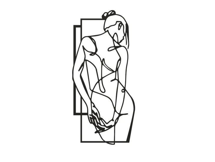 Bộ đường kẻ nghệ thuật treo tường - Image 4