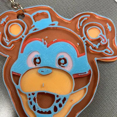 Biểu tượng FNAF Security Breach với màu sắc thay đổi