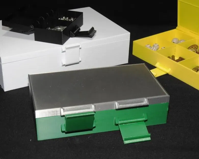 Hộp bản lề filament tùy chỉnh với tùy chọn chốt kép - Image 1