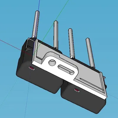 Giá đỡ cho 2 bộ thu âm Sony trên giá máy quay không gương