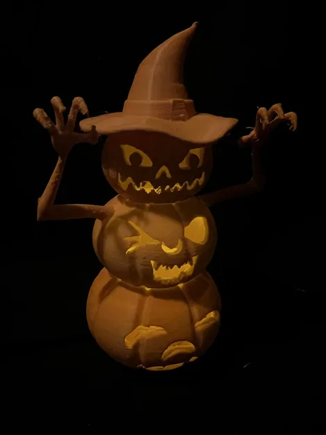 Người đàn ông bí ngô Halloween cho đèn LED tea light - Image 1