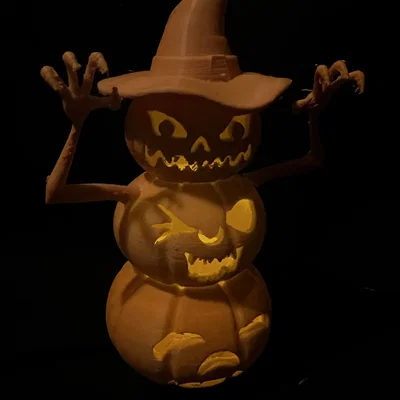 Người đàn ông bí ngô Halloween cho đèn LED tea light