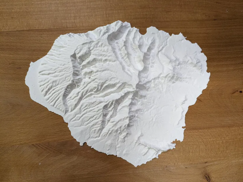 Bản đồ địa hình đảo Kauai, Hawaii - Image 2